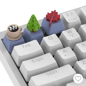 🍂⌨️ KEYBOARD CUTENESS PACK 🍁✨ | MX Mechanical Keycaps + Spacebar - NWT